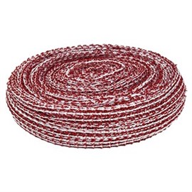 Lachsschinkennetz 16, rot-weiß Ro. 50 m, 3/EB Produktbild