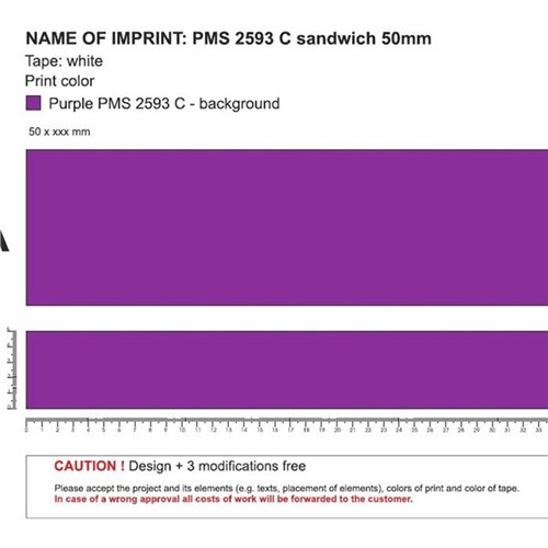 Klebeband PP lila "Ehlert Profi" 50 mm breit, Ro. 66 m, Kt. 36 Ro. Produktbild 0 L