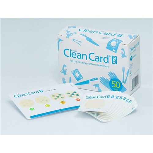 Clean Card® PRO, Pack 50 St. Abreibetest mit Farbvergleichskarte zur Auswertung Produktbild 0 L