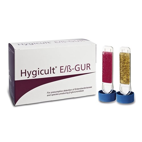 Hygicult-E/ß-Gur, Kt. 10 St. für Enteros u. coliforme Keime Produktbild 0 L