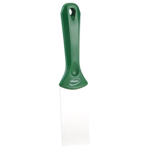 Handschaber-Vikan Edelstahlblatt, grün 4008-2 / 235 x 50 x 22 mm Produktbild 0 L