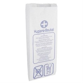Papier-Hygienebeutel 40 g/qm 11 + 6 x 32 cm, Pack 1000 St. Produktbild