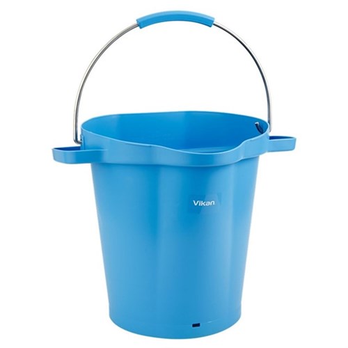 Hygieneeimer-Vikan, blau 5692-3 / 20 Liter / Ausguss + Skala Produktbild 0 L