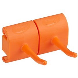Wandhalterung Vikan Doppelhakenmodul 1014-7 / 83 mm / orange Produktbild