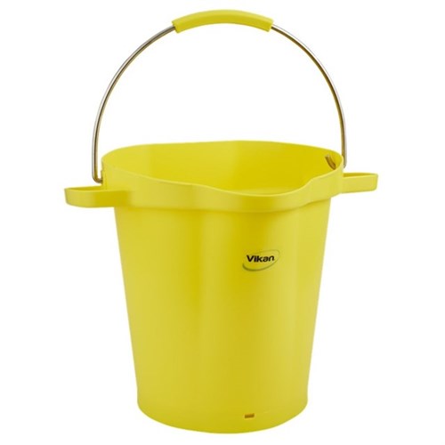 Hygieneeimer-Vikan, gelb 5692-6 / 20 Liter / Ausguss + Skala Produktbild 0 L