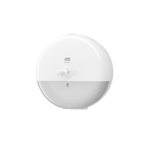 Toilettenpapierspender Tork-Smart-One weiß, ca. BxTxH = 269 x 269 x 156 mm Produktbild 0 L