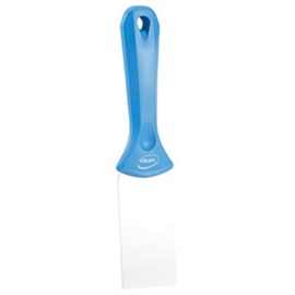 Handschaber-Vikan Edelstahlblatt, blau 4008-3 / 235 x 50 x 22 mm Produktbild